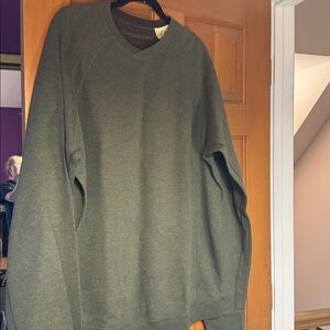 Tommy Bahama Olive V-Neck Sweater, size LT